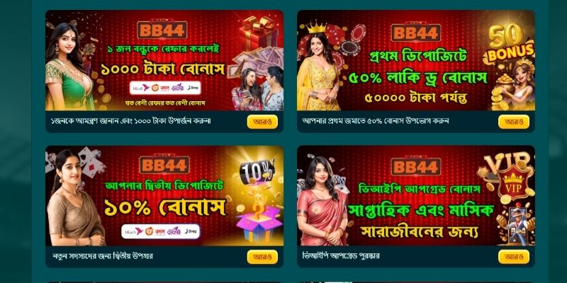 প্রতিটি আলাদা সীমা অনুযায়ী প্রযোজ্য বোনাস প্রোগ্রামপ্রতিটি আলাদা সীমা অনুযায়ী প্রযোজ্য বোনাস প্রোগ্রাম